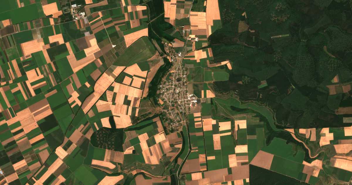 Mapa por satélite de Staro Selo
