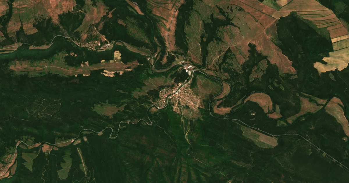 Mapa por satélite de Gradec