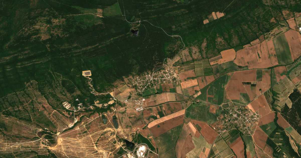 Mapa por satélite de Mokren