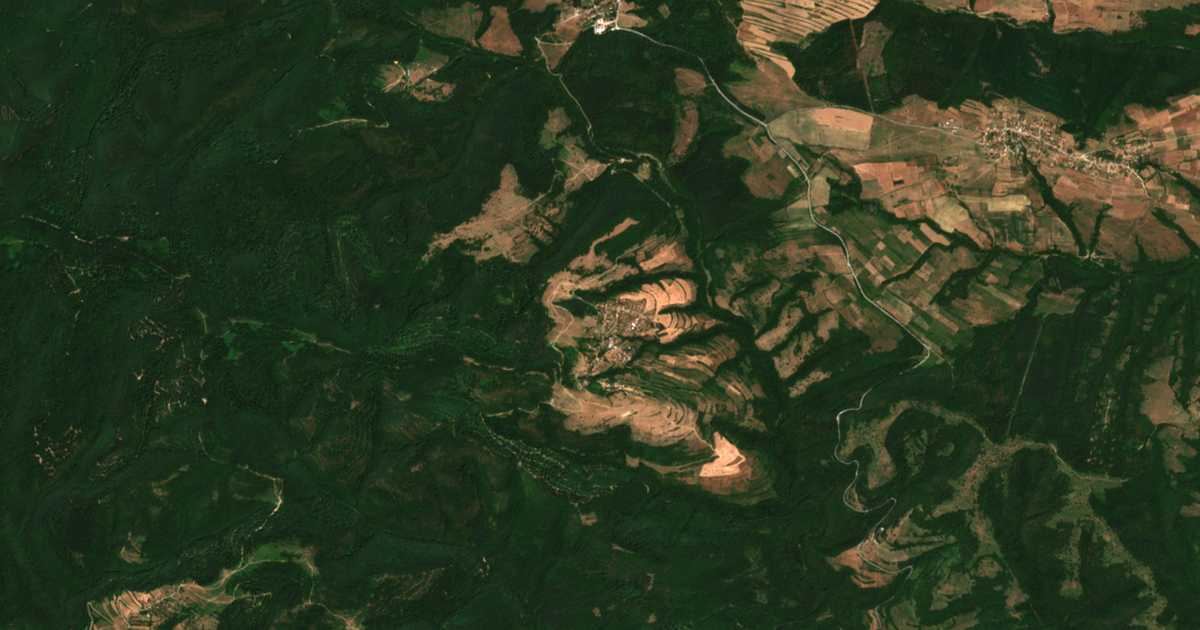 Mapa por satélite de Ostra Mogila