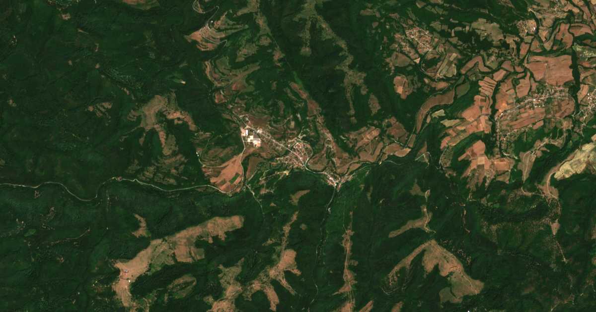 Mapa por satélite de Tiča