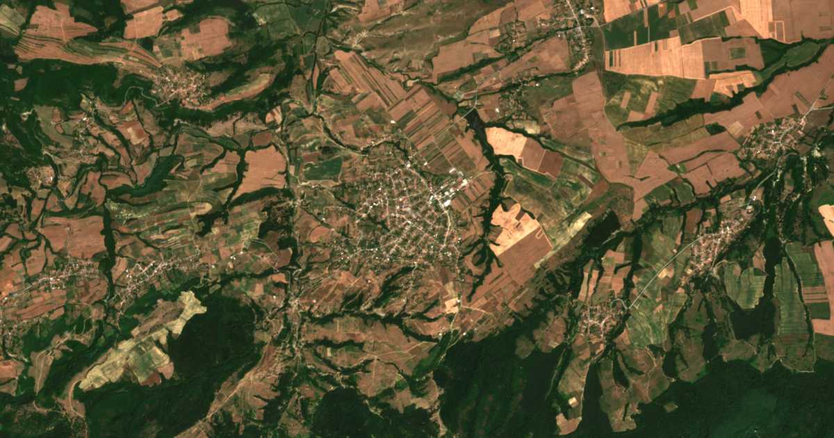 Mapa por satélite de Jablanovo