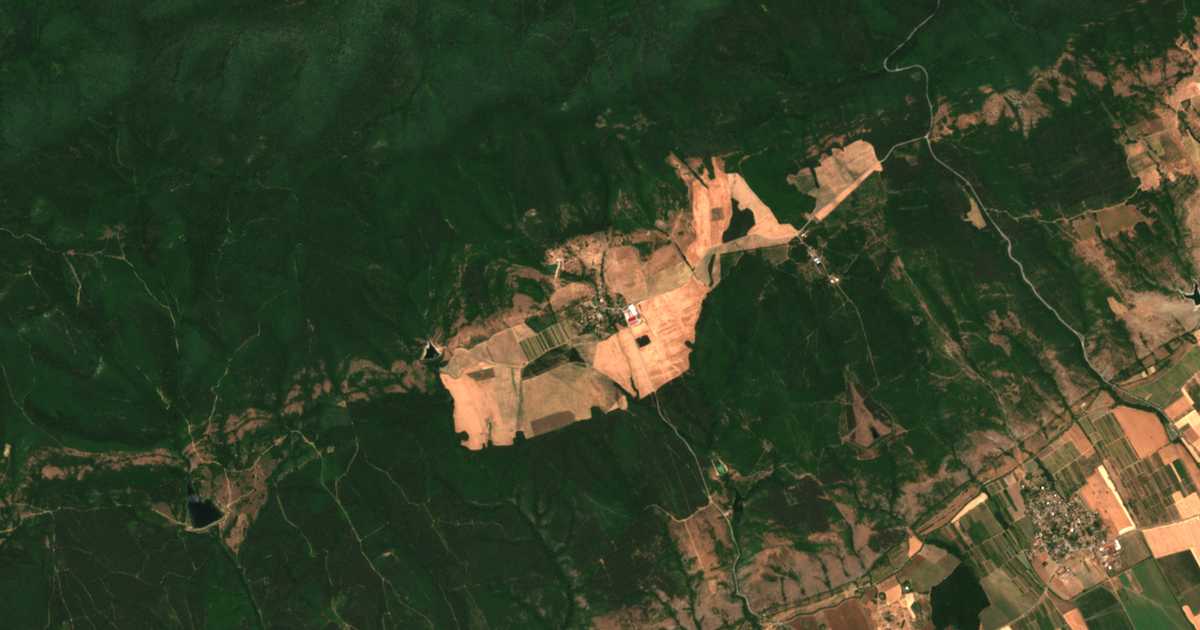 Mapa por satélite de Kriva kruša