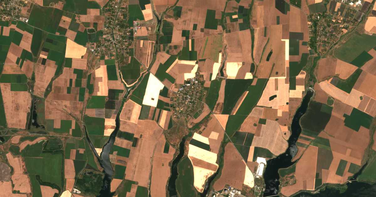 Mapa por satélite de Radecki