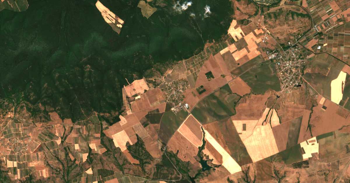 Mapa por satélite de Staro Selo