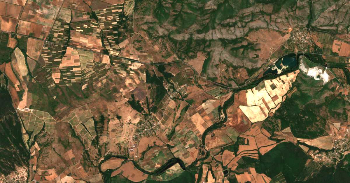 Mapa por satélite de Bliznec