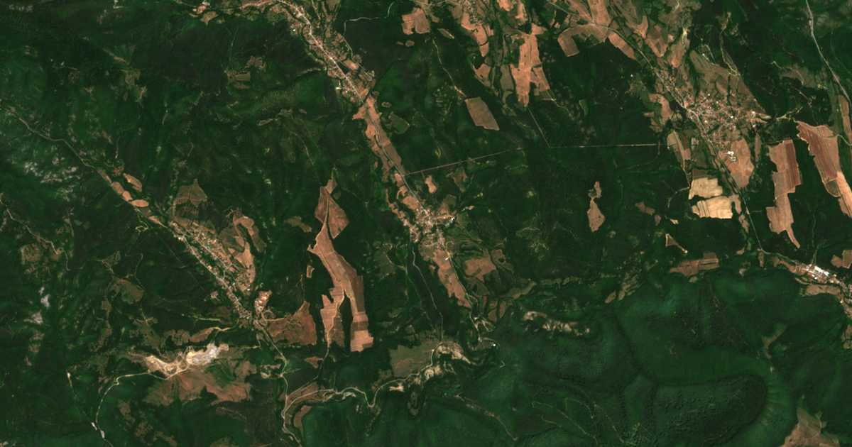 Mapa por satélite de Žǎlt Brjag