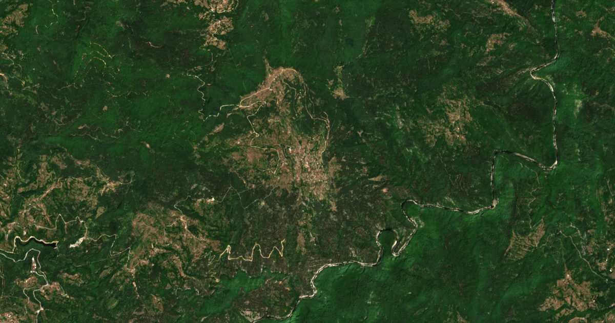Mapa por satélite de Gǎlǎbovo