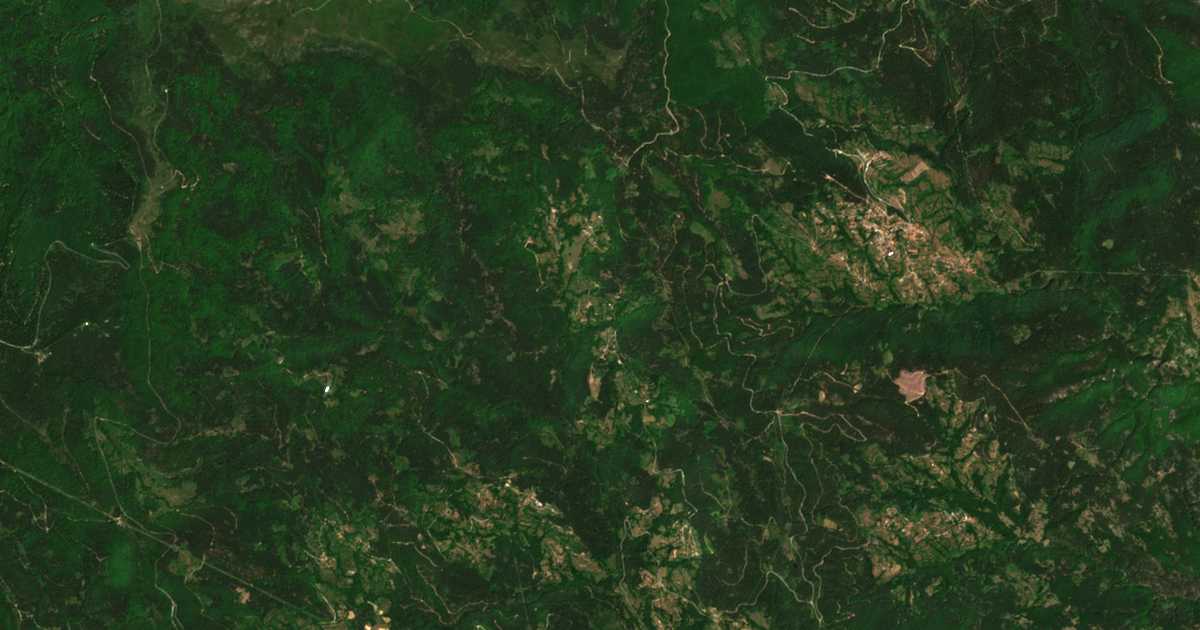 Mapa por satélite de Glogino