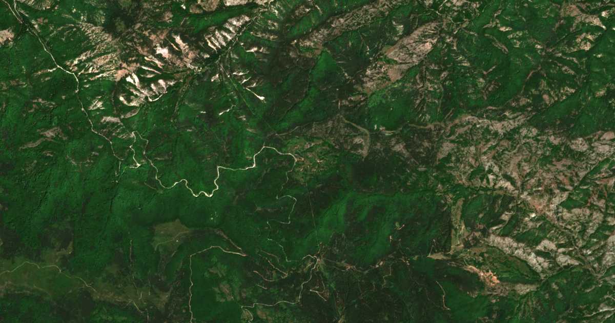Mapa por satélite de Planinsko
