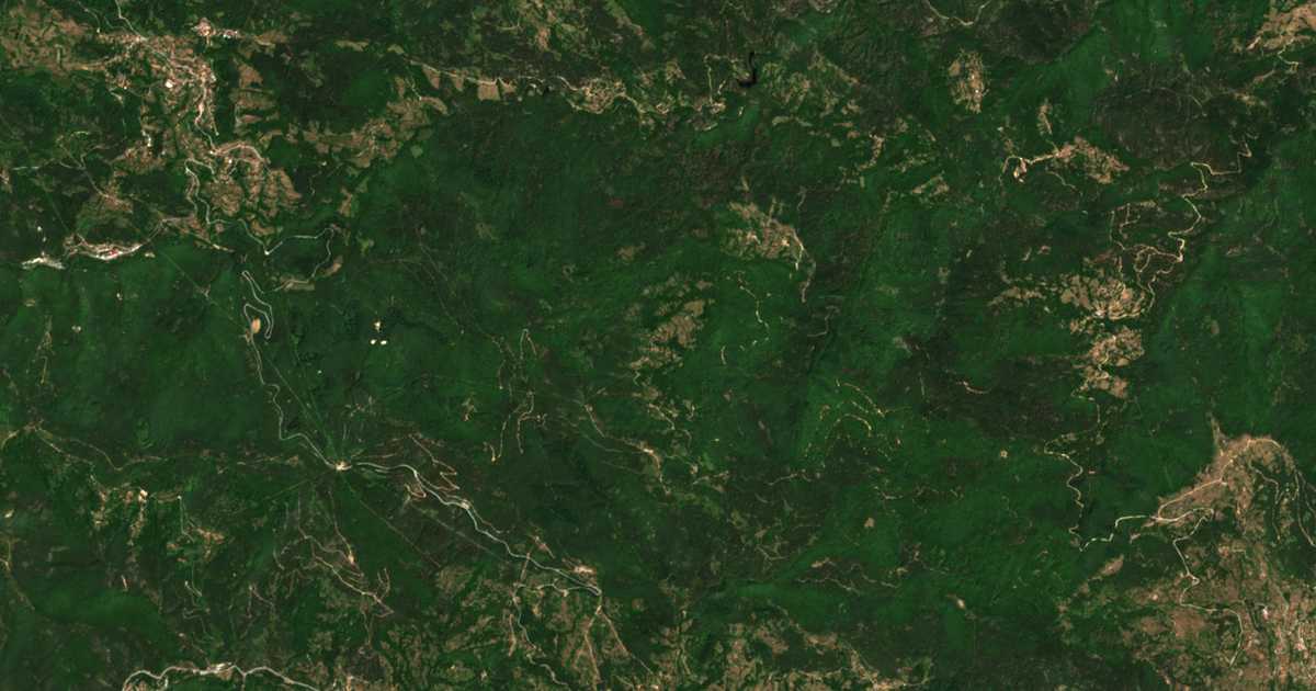 Mapa por satélite de Trave