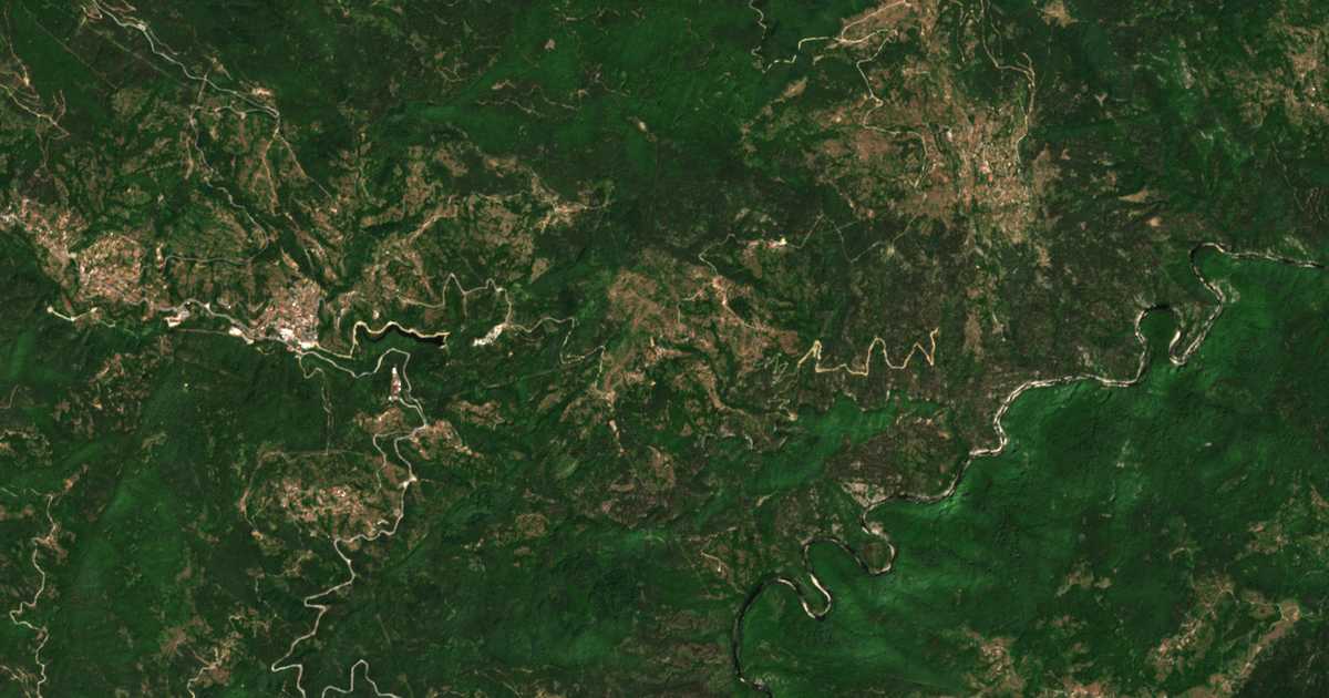 Mapa por satélite de Višnevo
