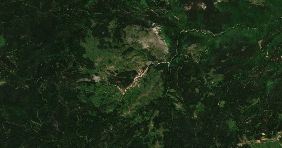 Mapa por satélite de Zabǎrdo