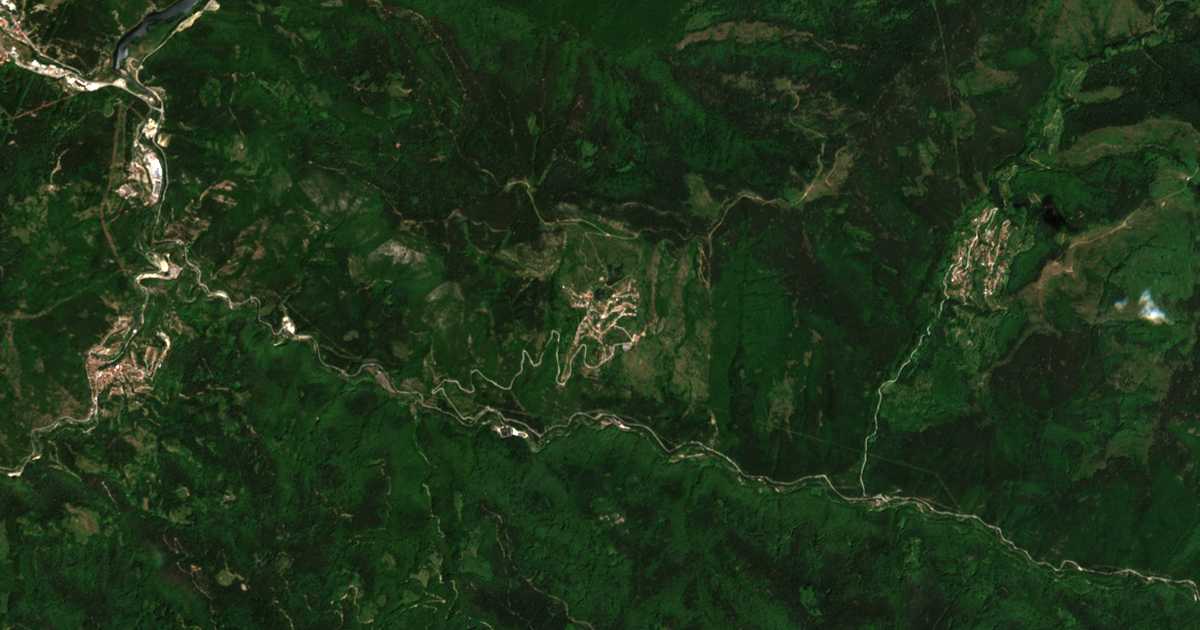 Mapa por satélite de Beden
