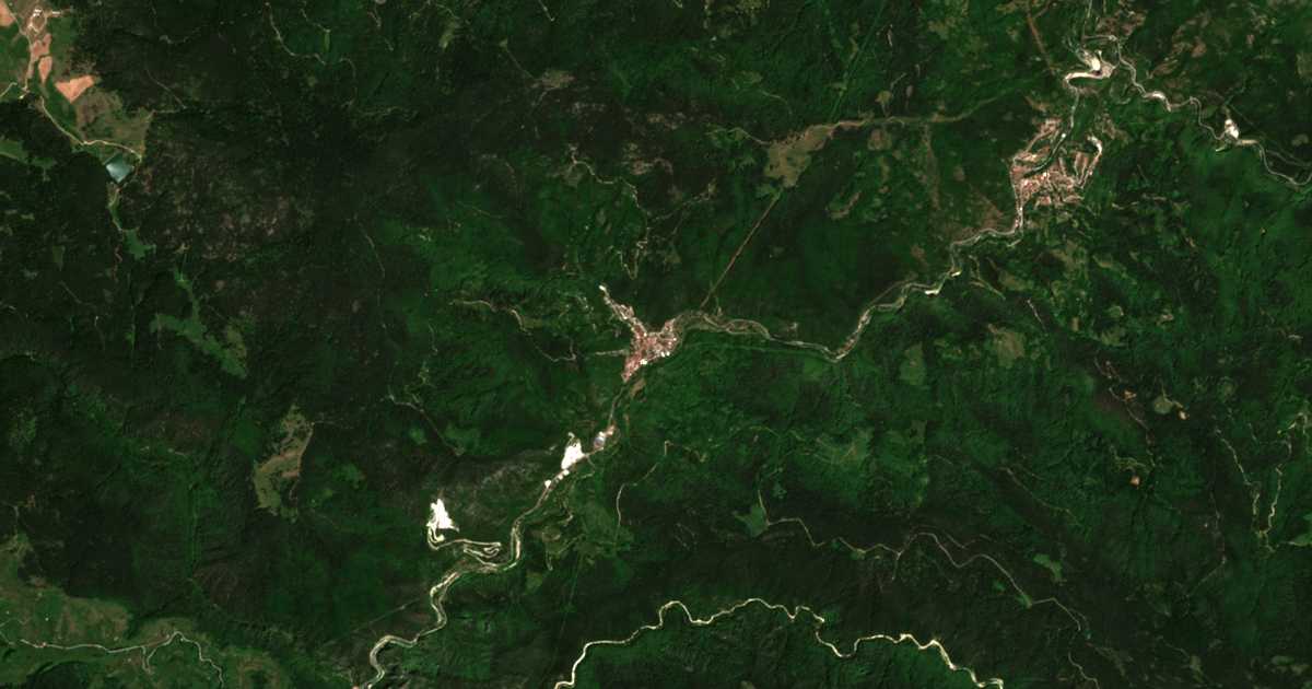 Mapa por satélite de Grohotno