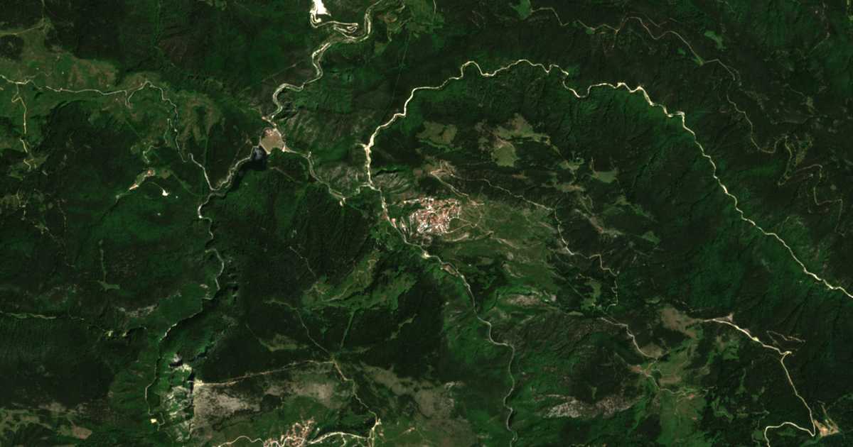 Mapa por satélite de Gjovren