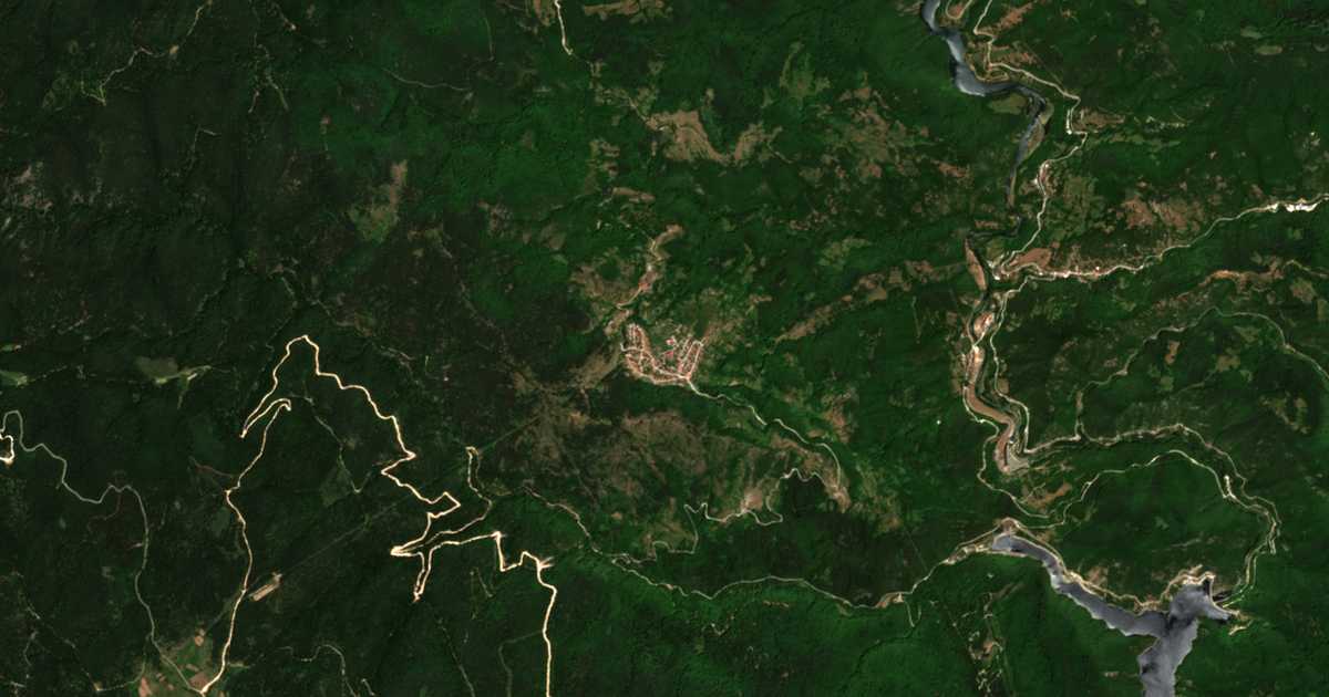 Mapa por satélite de Selča