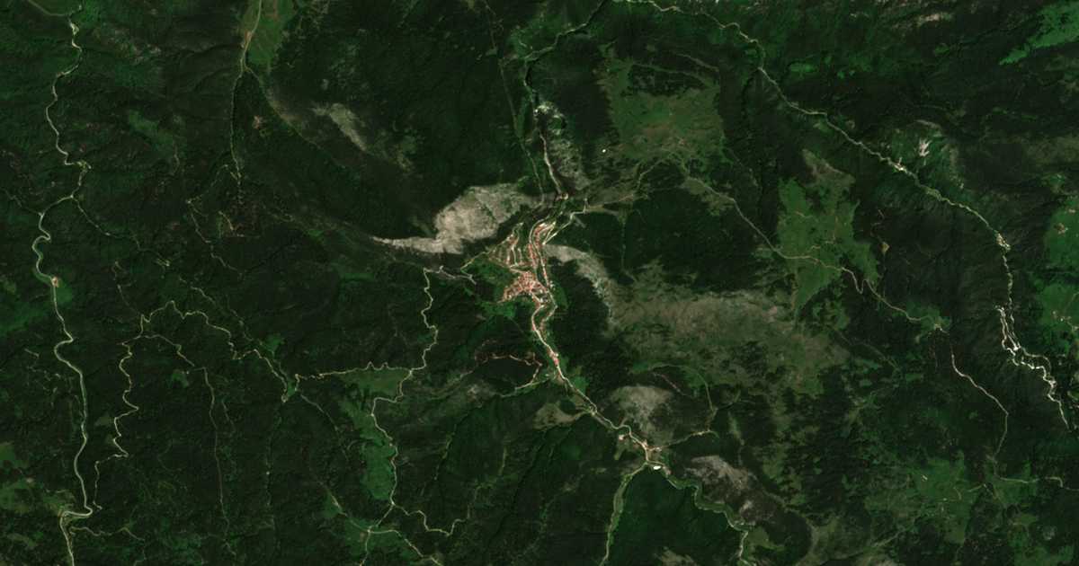 Mapa por satélite de Trigrad