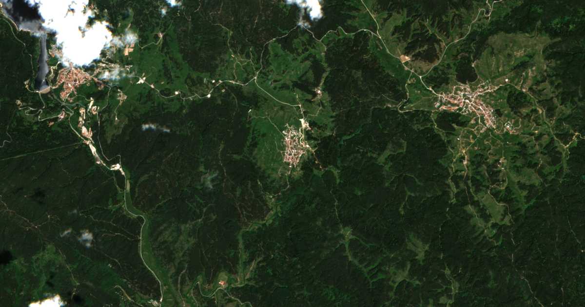 Mapa por satélite de Kǎsak