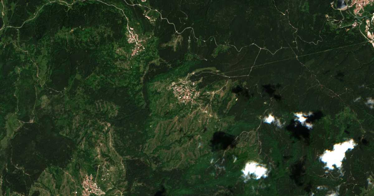 Mapa por satélite de Ljubča