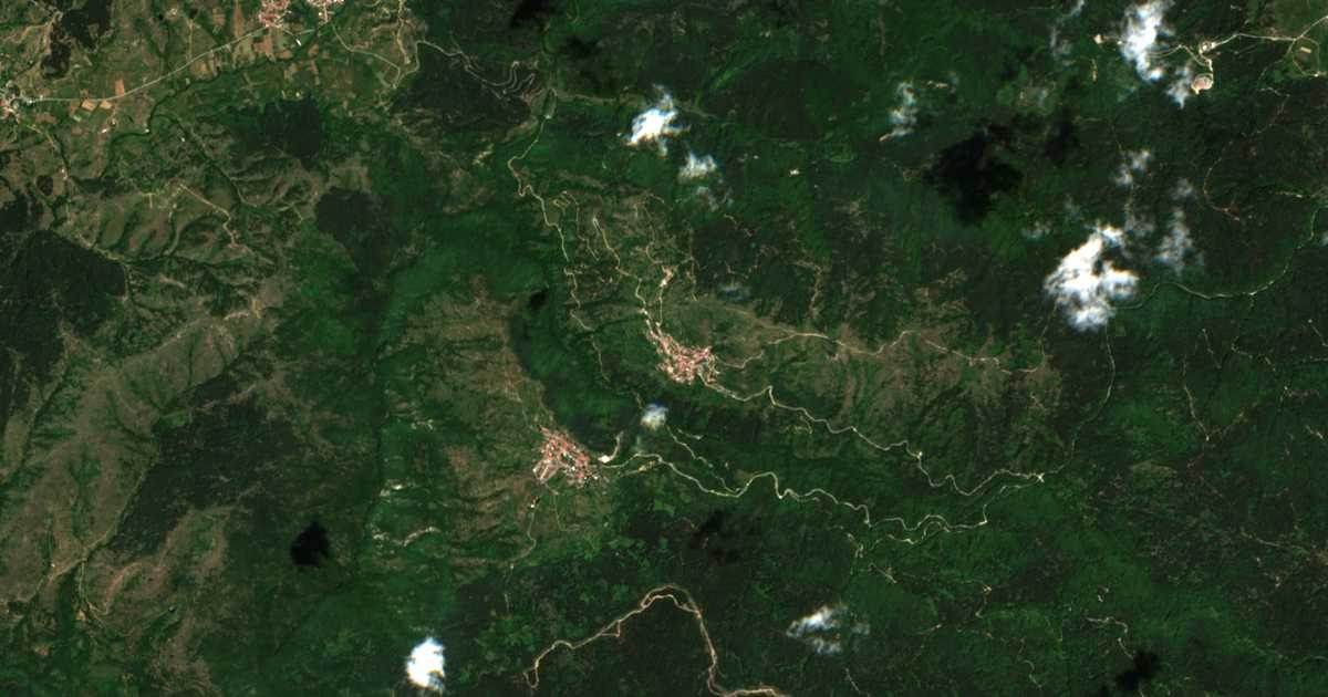Mapa por satélite de Crǎnča