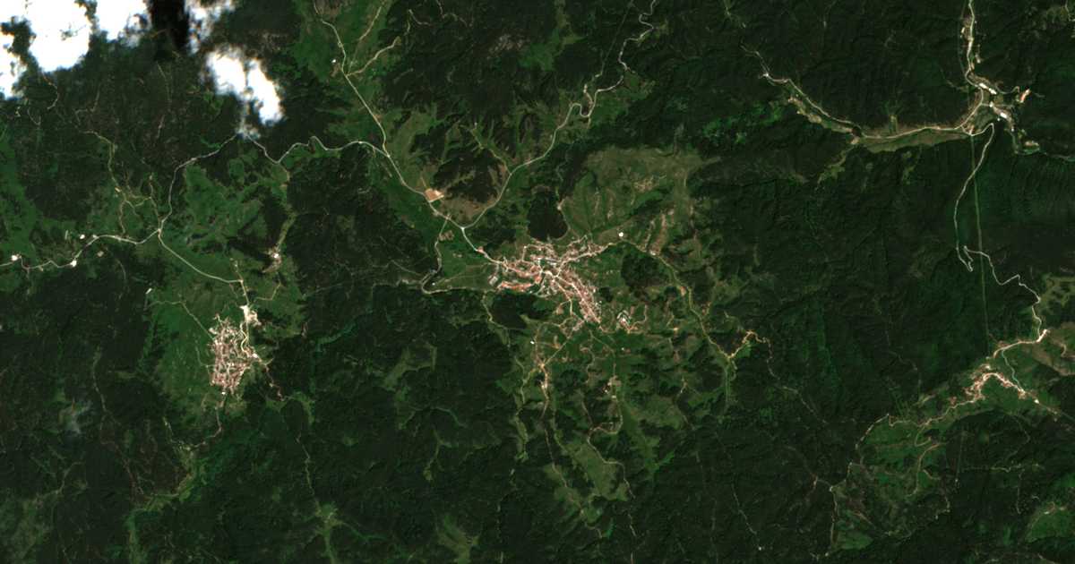 Mapa por satélite de Zmeica