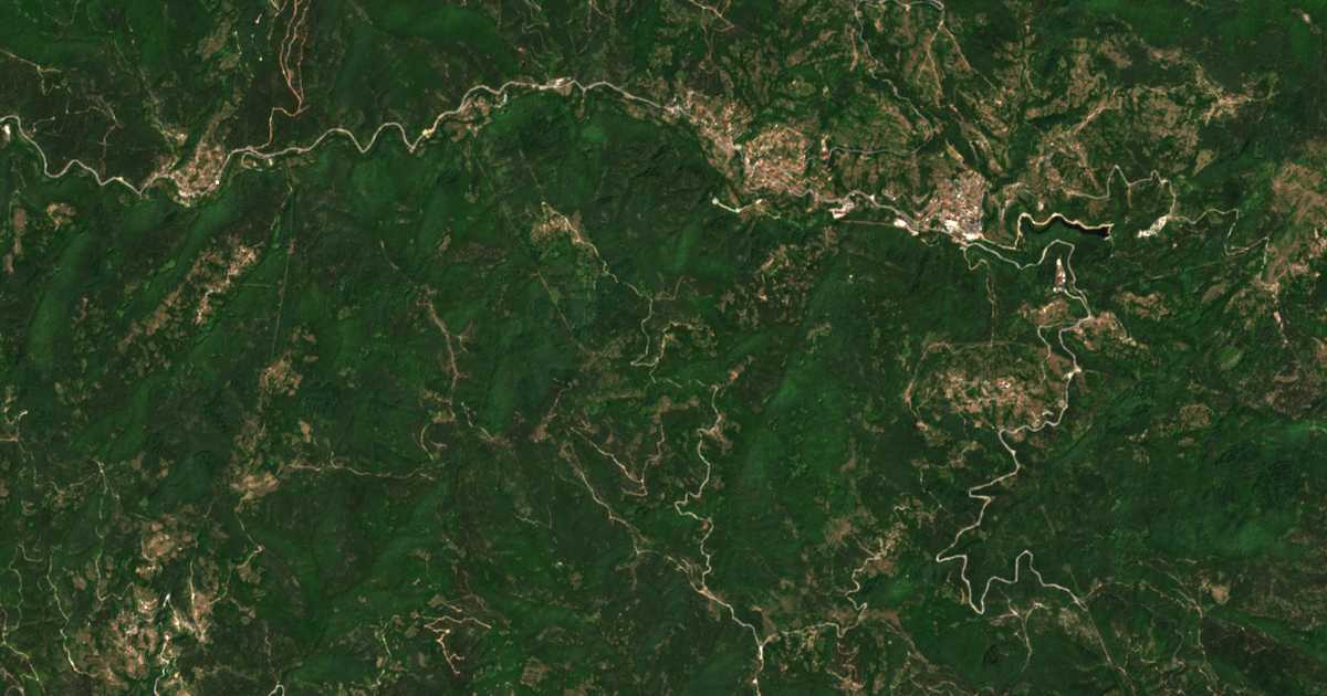 Mapa por satélite de Kupen