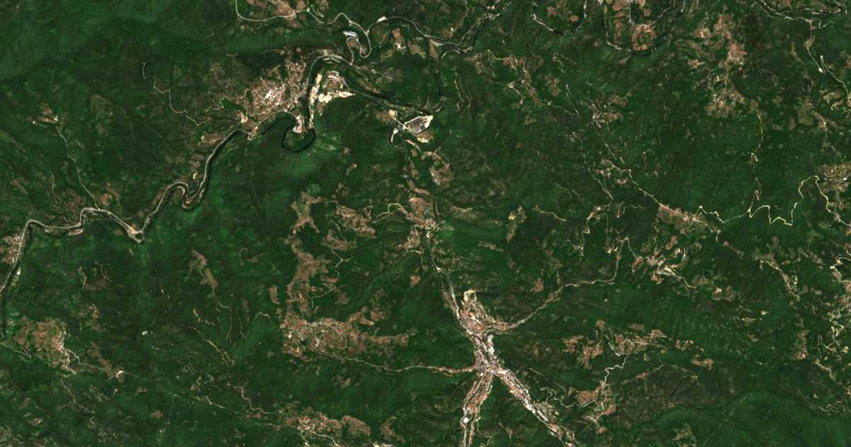 Mapa por satélite de Lovci