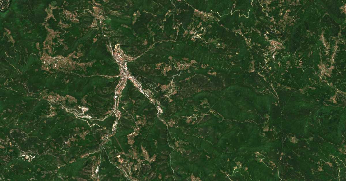 Mapa por satélite de Ravno Nivište