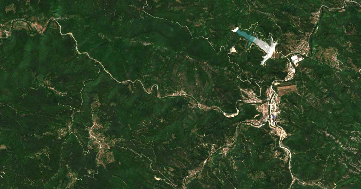 Mapa por satélite de Bjala Reka