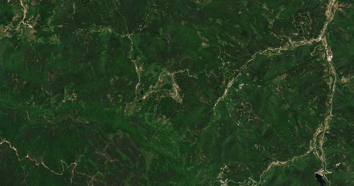 Mapa por satélite de Poljana