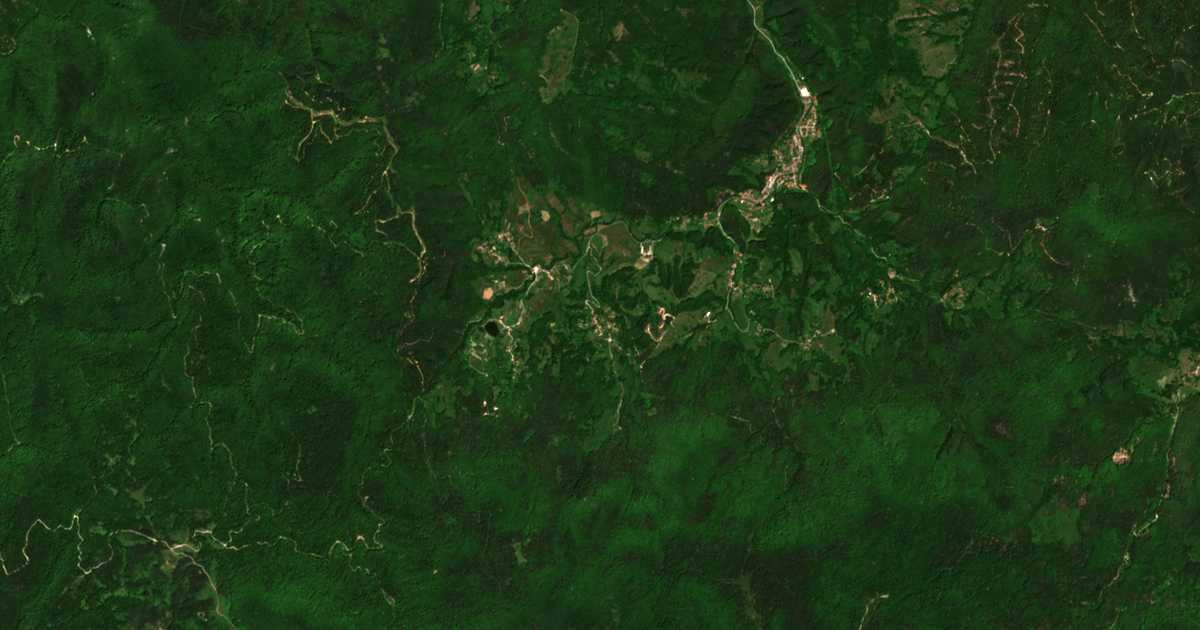 Mapa por satélite de Biljanska