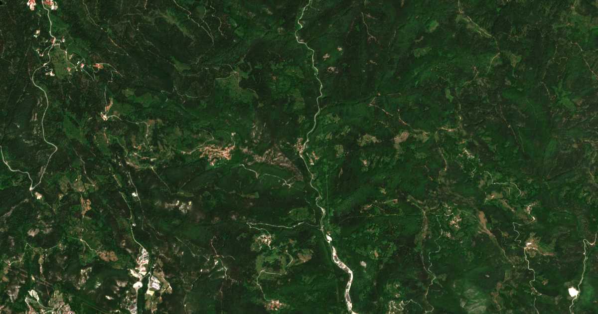 Mapa por satélite de Bostina