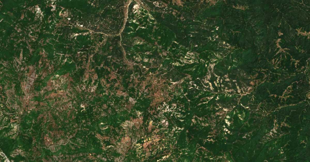 Mapa por satélite de Kušla