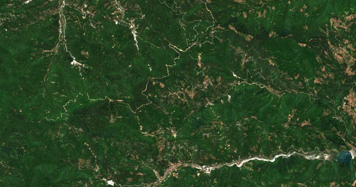 Mapa por satélite de Strašimir