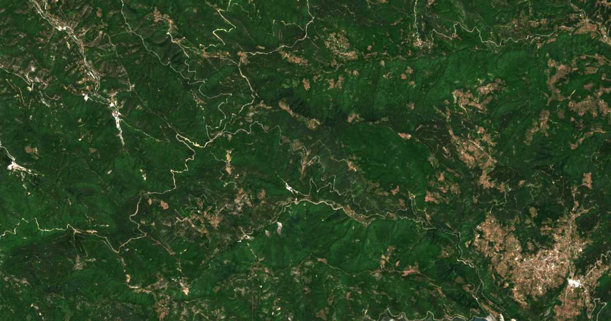 Mapa por satélite de Cacarovci