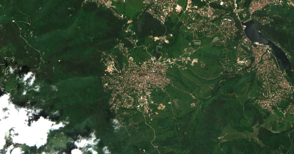 Mapa por satélite de Bistrica