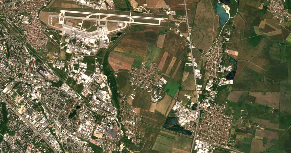 Mapa por satélite de Busmanci