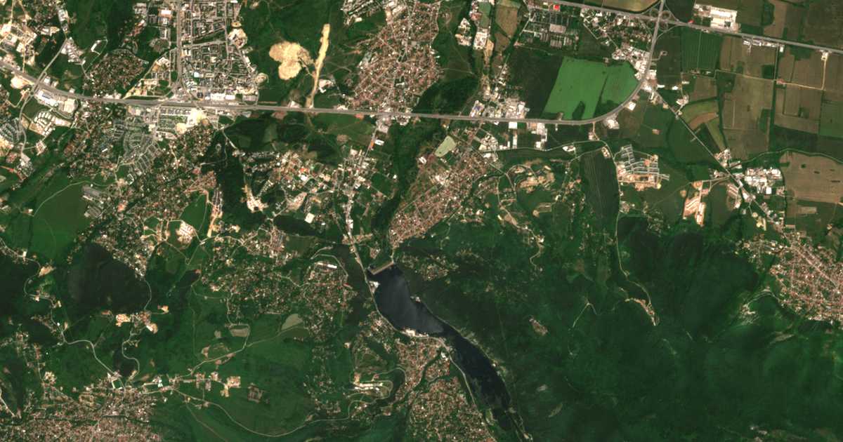 Mapa por satélite de German