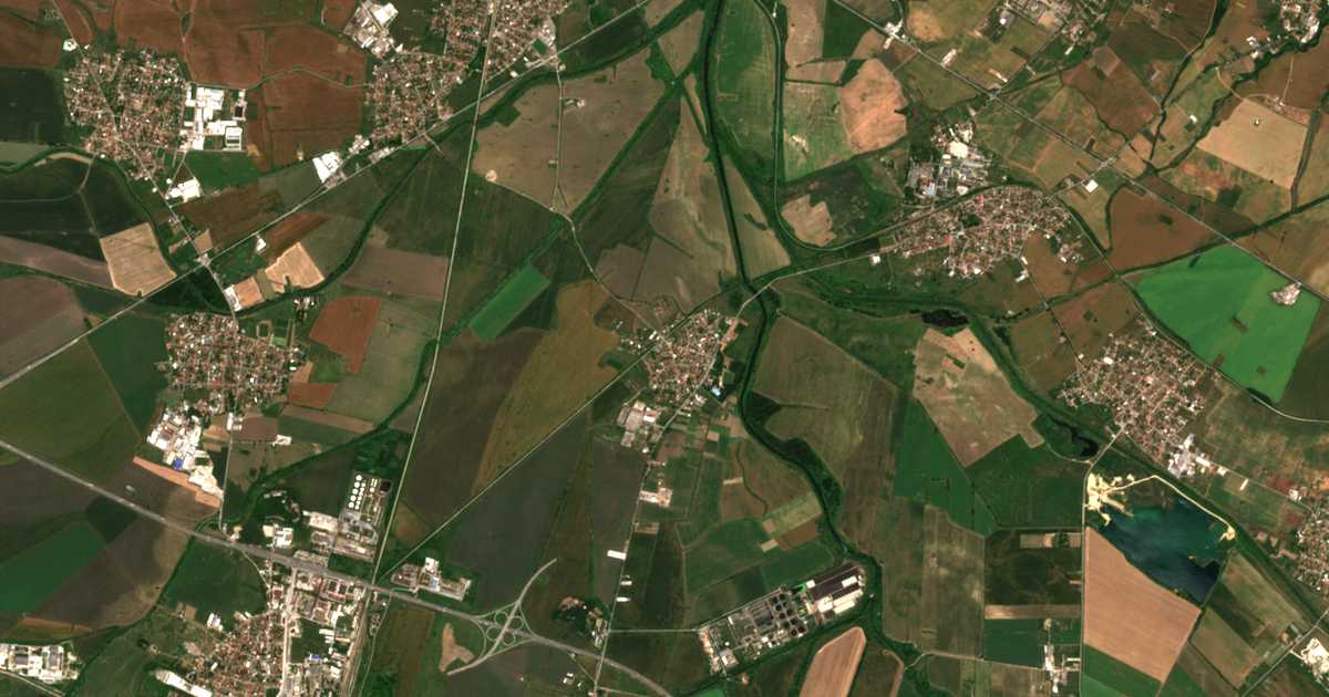 Mapa por satélite de Kubratovo