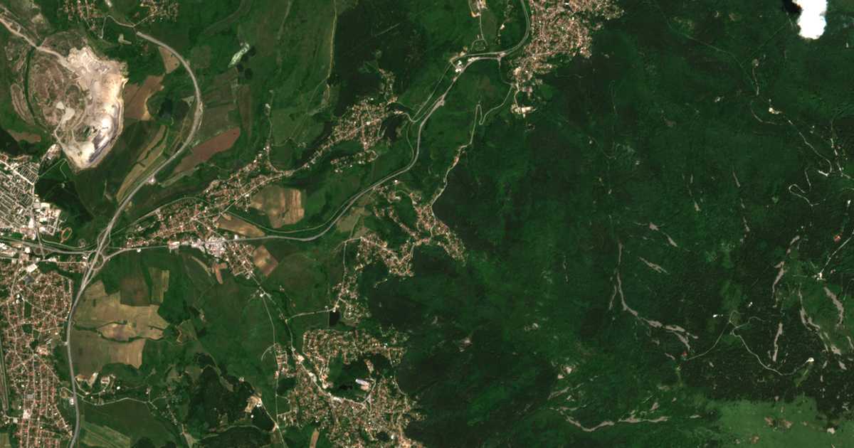 Mapa por satélite de Mǎrčaevo