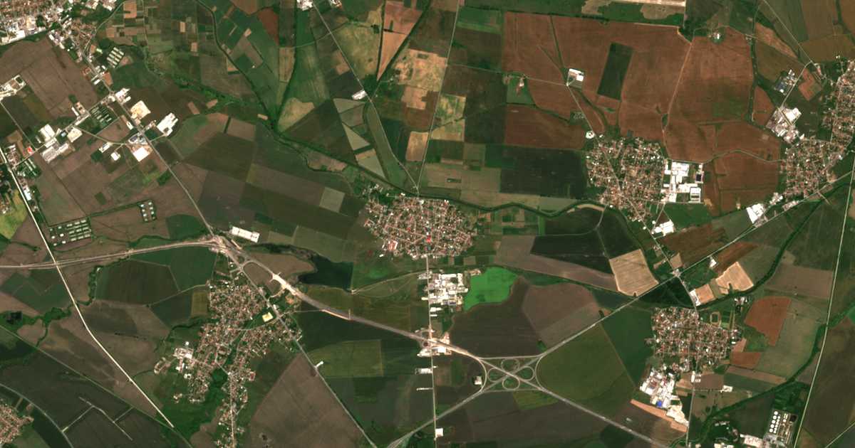 Mapa por satélite de Mramor