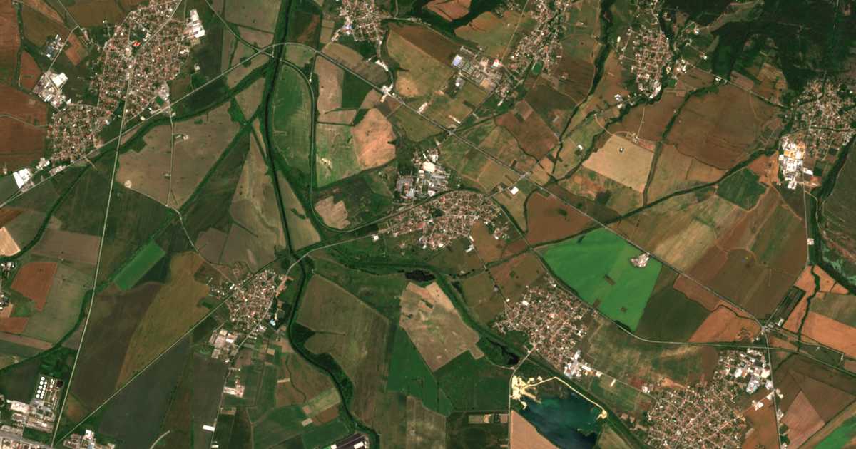 Mapa por satélite de Svetovračene
