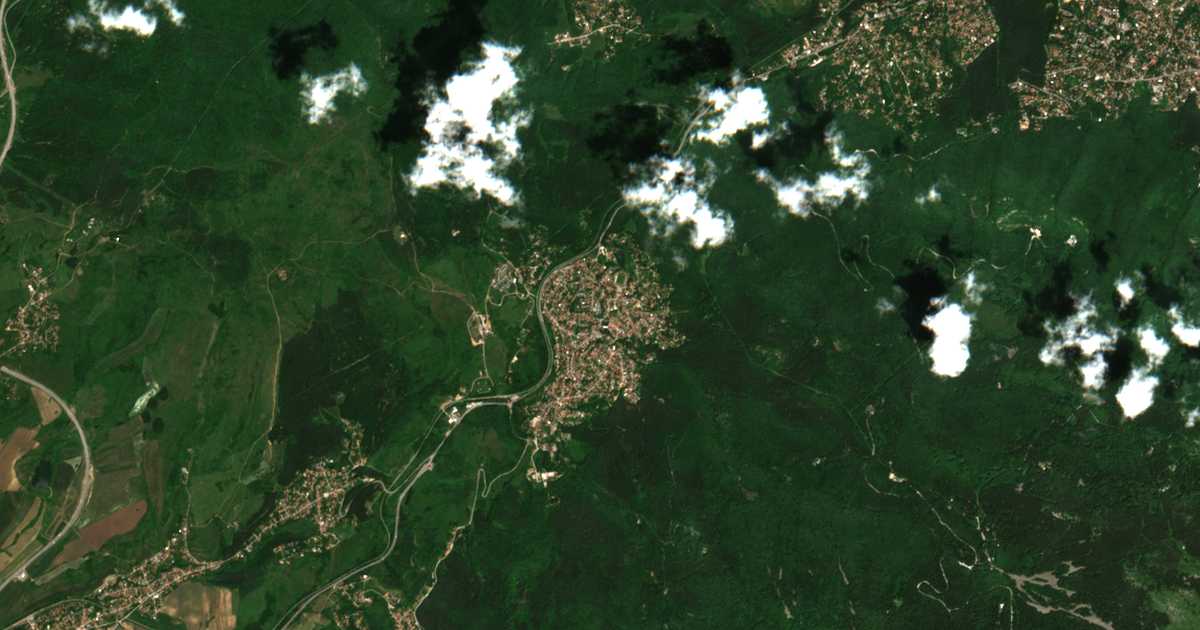 Mapa por satélite de Vladaja