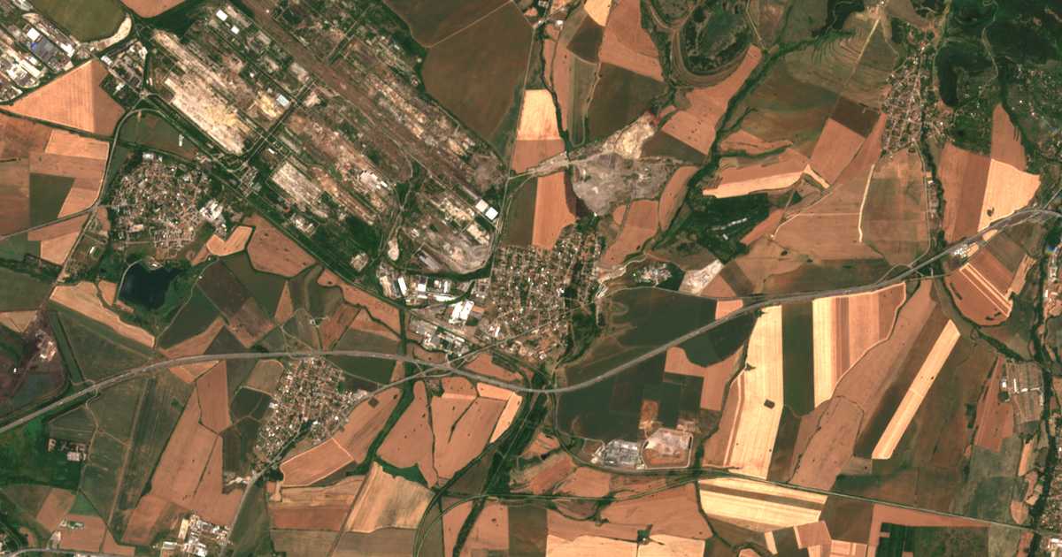 Mapa por satélite de Jana