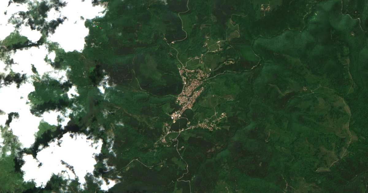 Mapa por satélite de Železnica