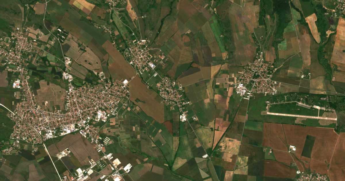 Mapa por satélite de Žiten