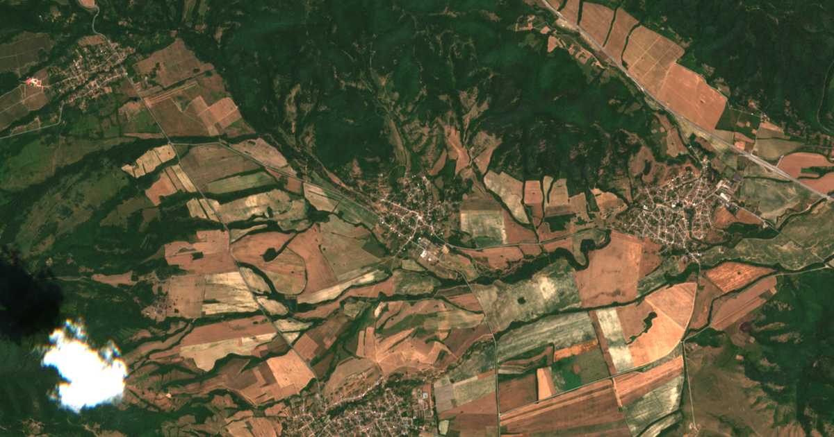 Mapa por satélite de Gurkovo