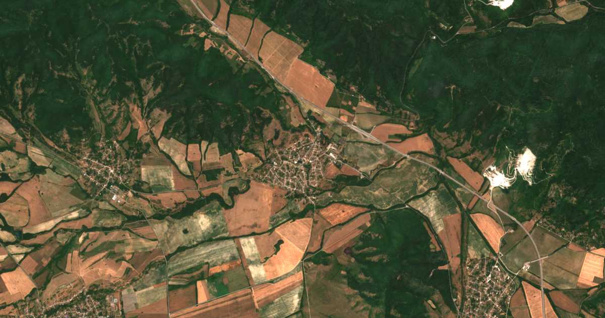 Mapa por satélite de Novačene