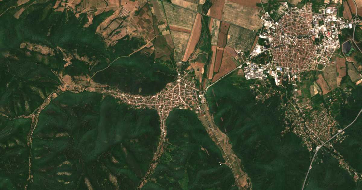 Mapa por satélite de Vračeš